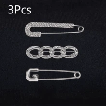 2/3 cái khóa thắt lưng đa năng cho quần jeans, kẹp siết eo quần nữ, ghim cài chống hở cho áo cardigan len, kẹp siết tái sử dụng - Nhiều màu - Xem 19