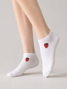 5/10/20 Pairs Multi-Color Women's Short Socks, Summer Thin Casual Fashion Low-Cut Ankle Socks, Boat Socks - Multicolor - View 4
