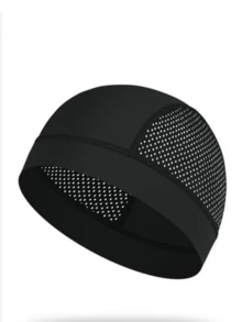 1pc Outdoor Sun Protection Breathable Running Sports Cycling Skull Cap Helmet Liner Quick Dry Beanie - Multicolor - View 5