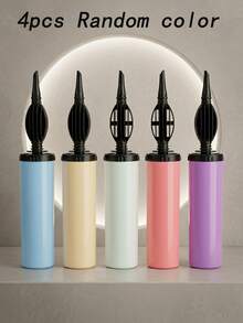5/4/3/2/1pc Large/Small Portable Balloon Air Pump, Handheld Manual Air Pump Suitable For Balloons, Perfect For Christmas, Birthday, Wedding Party Decoration, Multiple Colors Available [Please Check Size Before Ordering] - X - View 17