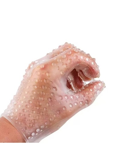 Guantes de masaje de silicona para mujer - Fundas de dedos suaves con púas, estimulador de punto G texturizado, accesorio para juegos íntimos y preliminares para parejas