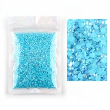 Jelly AB 樹脂水鑽 SS10 平底樹脂鑽，衣物裝飾，適用於包包、鞋子、應援扇裝飾水鑽，2000/4000/6000/10000 多種數量與顏色可選 - ss10(3mm) - 查看 92