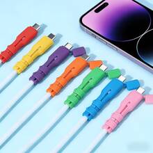 8/4/2 قطعة واقي كابل شحن USB-C: غلاف واقي مضاد للكسر، مصمم لأجهزة USB-C مثل الهواتف الذكية والأجهزة اللوحية وأجهزة الكمبيوتر المحمولة - A - مشاهدة 4