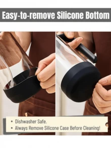 1pc 2-In-1 Oil Sprayer & Pour Dispenser, Ideal For Home Cooking, BBQ & Salad Dressing, Must-Have Kitchen Gadget, Air Fryer Accessory, Comes With Label Stickers - View 5