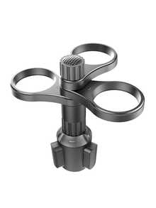 Giá đỡ cốc ô tô 3 trong 1 xoay 360° đa năng, đế điều chỉnh được, giá lưu trữ nhiều cốc, phù hợp cho nội thất ô tô - A - Xem 11