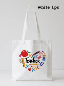 5pcs Best Teacher Theme Zipper Pouch Express Gratitude And Love Makeup Bag Various Snack Small Storage Bag Portable Multi-Functional Storage Bag Teacher Travel Storage Gift Thanksgiving Christmas Birthday Teacher's Day Back To School Graduation Gift - Multicolor - View 29