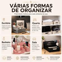 Kit 3 Stackable Plastic Organizer Baskets 2 Liters Kitchen Bathroom Kitchen - negro 2 - Ver 3
