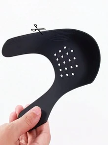 4件組黑+白鏤空鞋套：防皺運動鞋保護套 - 黑+白 - 查看 3