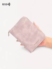 Passport Holder With Zipper, Slots For ID Card And Credit Card, Portable Foldable Storage Bag, Essential Travel Document Organizer, Fashionable Design, Suitable For All Seasons, Indispensable Travel Accessory Passport Cover Passport Case For Travel Lightweight Waterproof Airplane Vacation Travel Accessories Holiday Essential Summer Travel Essentials - Multicolor - View 10
