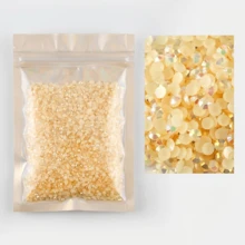 Jelly AB 樹脂水鑽 SS10 平底樹脂鑽，衣物裝飾，適用於包包、鞋子、應援扇裝飾水鑽，2000/4000/6000/10000 多種數量與顏色可選 - ss10(3mm) - 查看 99