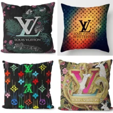 1pc Luxury Premium Throw Pillow Cover 45 X 45 Cm - Jacquard Embroidered Decorative Sofa Pillowcase Suitable For Living Room, Bedroom, Sofa, Home, Office, Hotel, B&B Decoration - View 1