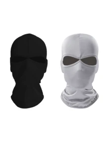 1 buah/2 buah Penutup Kepala Bersepeda Lintas Batas Unisex Bahan Sutra Es untuk Olahraga Luar Ruangan, Pelindung Matahari, Cepat Kering, Bernapas, Tahan Angin, Masker Wajah untuk Sepeda Motor, Cocok untuk Mendaki, Panjat Tebing, Memancing, dan Bersepeda - Gaya A - View 3
