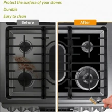 Heat Resistant Stove Covers For Gas Range - Reusable, Non-Stick, Washable Stove Guard For Gas Stove Top - Protects Burners And Prevents Scratches - one-size - View 5