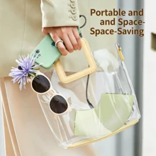 Oaoleer 1pc Baby Folding Travel Potty Training Seat For Toddlers, Fits Round & Oval Toilets, Non-Slip Suction Cups - Multicolor - View 4