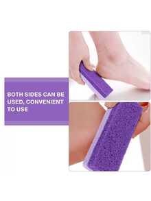 1/4pcs Foot Pumice Stone Exfoliating File, Removes Calluses And Dead Skin, Heel Brush, Salon-Grade Foot Scrub Pad, Unisex Pedicure Exfoliating Tool, Suitable For Christmas And Other Holiday Gifts, Also Can Be Used As Learning Supplies - Foot File - View 6