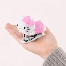 SANRIO 1個三麗鷗極具吸引力的釘書機套裝，剪貼簿風格迷你緊湊便攜式學生宿舍辦公室裝訂文具禮盒 - 多色 - 查看 6