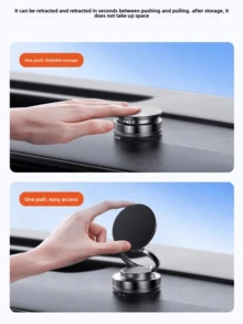 2026 New High-Strength Magnetic Car Phone Mount With Rotatable Vacuum Suction Cup, Multi-Function Car Navigation Holder, Advanced Technology - H - View 5