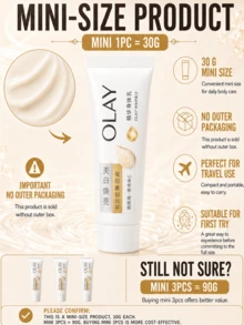 Olay L'Oreal Whitening Body Lotion Full Size 260g, Sample 30g, Brightens Skin Tone, Improves Dull Skin, Non-Greasy Formula, Moisturizes Skin, Suitable For All Skin Types - OLAY身體乳菸鹼醯胺超白 - 查看 5