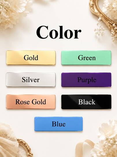 Personalized Name Badges, Custom Identification Pin For Dentist, Dental Assistant, Pharmacist, Professional Customizable Name Tags, Minimalist, Engraved, Personalized Gift