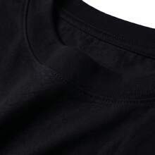 Playera Masculina Estilo  Estampado de Leopardo Adulto Hombre Casual - Negro - Ver 4