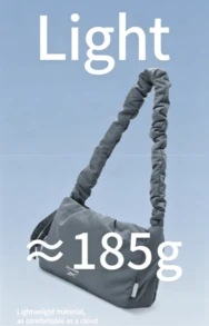 Bolso Bandolera con Cordón, Bolso de Hombro para Viajes Diarios, Ligero, Bolso Versátil para Estudiantes, Gran Capacidad, Estilo de Lujo, Regalo - Talla única para todos - Ver 5