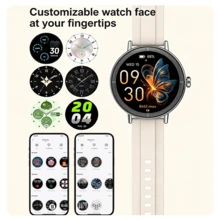 PANDA DR05 Full Touch Smartwatch, Supports Bluetooth Calling, IP68 Waterproof, Pedometer, Music Control, Remote Photography, 100 Sports Modes, Compatible With IOS And Android Phones, Equipped With 290mAh Battery - Blue - View 6