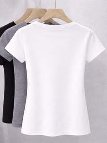 Playera Casual Mujer Estampado Integra Flores Girasoles Estética Soleada Radiante Look Vital Primavera Verano - Blanco - Ver 3