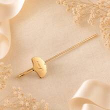 Personalized Metal Ginkgo Leaf Bookmark, Customized Name Leaf-Shaped Bookmark Gift Box, Elegant Silver & Gold Bookmark Suitable For Book Lovers, Students, Teachers And Office Gifts - Multicolor - View 7