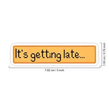 1PC Cozy Farming Sim Gamer Sticker, Cozy Gaming Farming Slogan Vinyl Decal For Laptop Water Bottle Notebook E-Reader, Waterproof Gamer Decal Sticker, Aesthetic Stationery Scrapbook Accessories Gift For Friends - S2427 - View 2