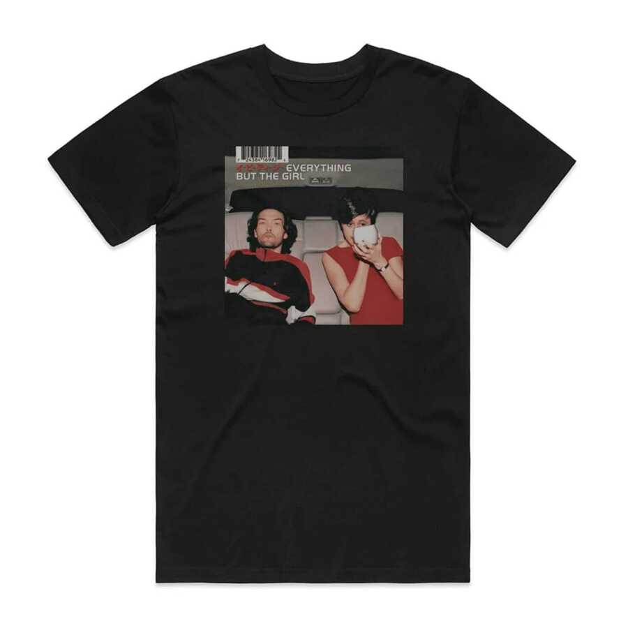 Camiseta de algodón 100% EBTG (Everything But The Girl) 2026 Nueva primavera verano Gráficos del álbum Hombres Mujeres Camiseta de manga corta - Negro - Ver 1