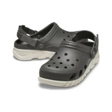 Crocs Duet Max Clog EVA Soft And Comfortable Clogs, Unisex Style, Dark Grey. - Dark Grey - View 4