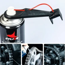 1/2PCS Motorcycle Chain Oiler Spray Lube Oiler Tool Mess-Free Chain Wax Chain Cleaner Attachment Chain Oil Applicator - A - View 1