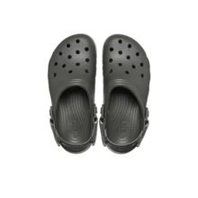 Crocs Duet Max Clog EVA Soft And Comfortable Clogs, Unisex Style, Dark Grey. - Dark Grey - View 5