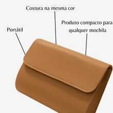Capa Case Estojo para Mouse e Carregador Caramelo - Caramelo - Visão 4