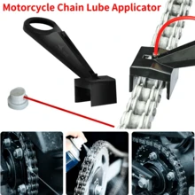 1/2PCS Motorcycle Chain Oiler Spray Lube Oiler Tool Mess-Free Chain Wax Chain Cleaner Attachment Chain Oil Applicator - A - View 2