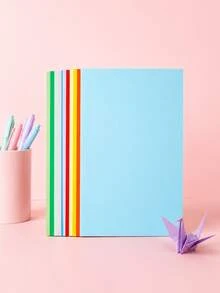 A4 Colored Craft Paper, 10 Bright Colors Assorted 100 Sheets, 210*297mm Colored Copy Paper, Suitable For Students Origami DIY Crafts Printing School Art Projects - Multiple Styles - View 8