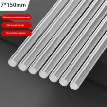 10/20/30/50 Peças Bastões de Cola Quente Transparente Forte 7mm x 150mm para Pistola de Cola Elétrica, Artesanato DIY, Kits de Reparo Manual - 7*150mm - Visão 5