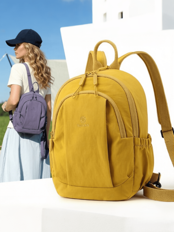 2026 New Women's Multifunctional Crossbody Chest Bag, Small Minimalist Multi-Compartment Backpack With Adjustable Shoulder Strap And Multiple Pockets, Lightweight Casual Backpack For Daily Commute, Travel And Outdoor