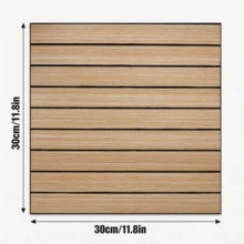 Brodark 20片 30*30cm 條格牆板,自黏式DIY 3D裝飾牆磚,適用於電視背景牆,適合居家多種場景,防水防霉耐刮,安裝簡易 - 20pcs - 查看 4