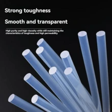 10/20/30/50 Peças Bastões de Cola Quente Transparente Forte 7mm x 150mm para Pistola de Cola Elétrica, Artesanato DIY, Kits de Reparo Manual - 7*150mm - Visão 4
