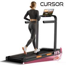 CURSOR FITNESS 3 In 1 Walking Pad With 15% Incline, 6.3MPH Treadmill For Home Use With Incline, LED Display, 2.5 HP Quiet Small Walking Machine For Home And Office, Maximum User Weight 300Lbs. - View 1
