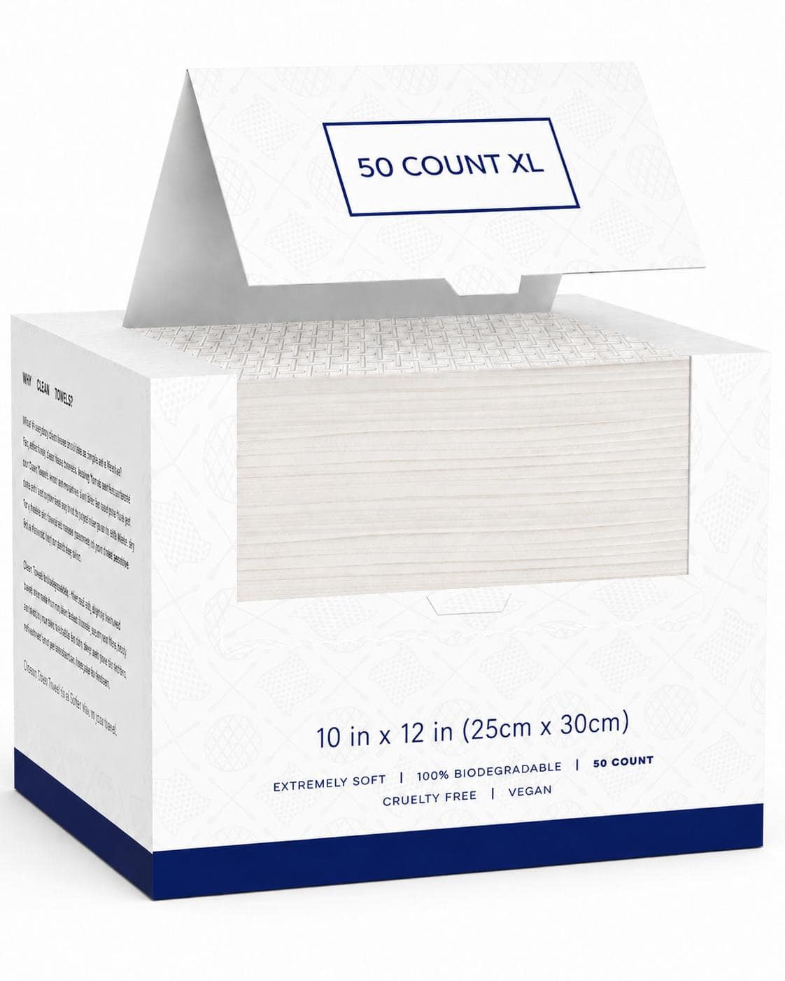 Disposable Face Towel, 50pcs/Box Portable Multipurpose Wet And Dry Towel, Soft Face Towel For Home, Bathroom And Outdoor Travel, Absorbent Breathable Towel - 盒裝50PCS - 查看 1