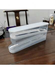 Automatic Double-Layer Egg Rack, Egg Fresh-Keeping Box, Sliding Container Holds 12-14 Eggs - Hinged Design, Plastic Material, No Contact With Food - Refrigerator Storage Rack, Kitchen Egg Tray - Multicolor - View 13