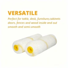 28/22/11/4/1pc, Ultra-Fine Fiber Home Paint Roller Brush Set, Non-Shedding Professional Sponge Roller Brush Set, High Absorbency Household Paint Roller Brush Set - Ultra-Fine Fiber Roller, High Absorbency Mini Fabric Roller, Lightweight Metal Handle And Ergonomic Plastic Grip, Suitable For Hotel, School, Residential, Home, Kitchen Wall, Finish, Door And Cabinet Applications. - Multiple Styles - View 3