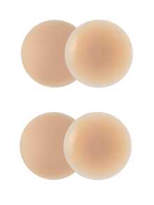 8/12cm Diameter Plus Size Women's Silicone Nipple Covers Reusable Invisible Bra 10/4/2PCS - Multicolor - View 18