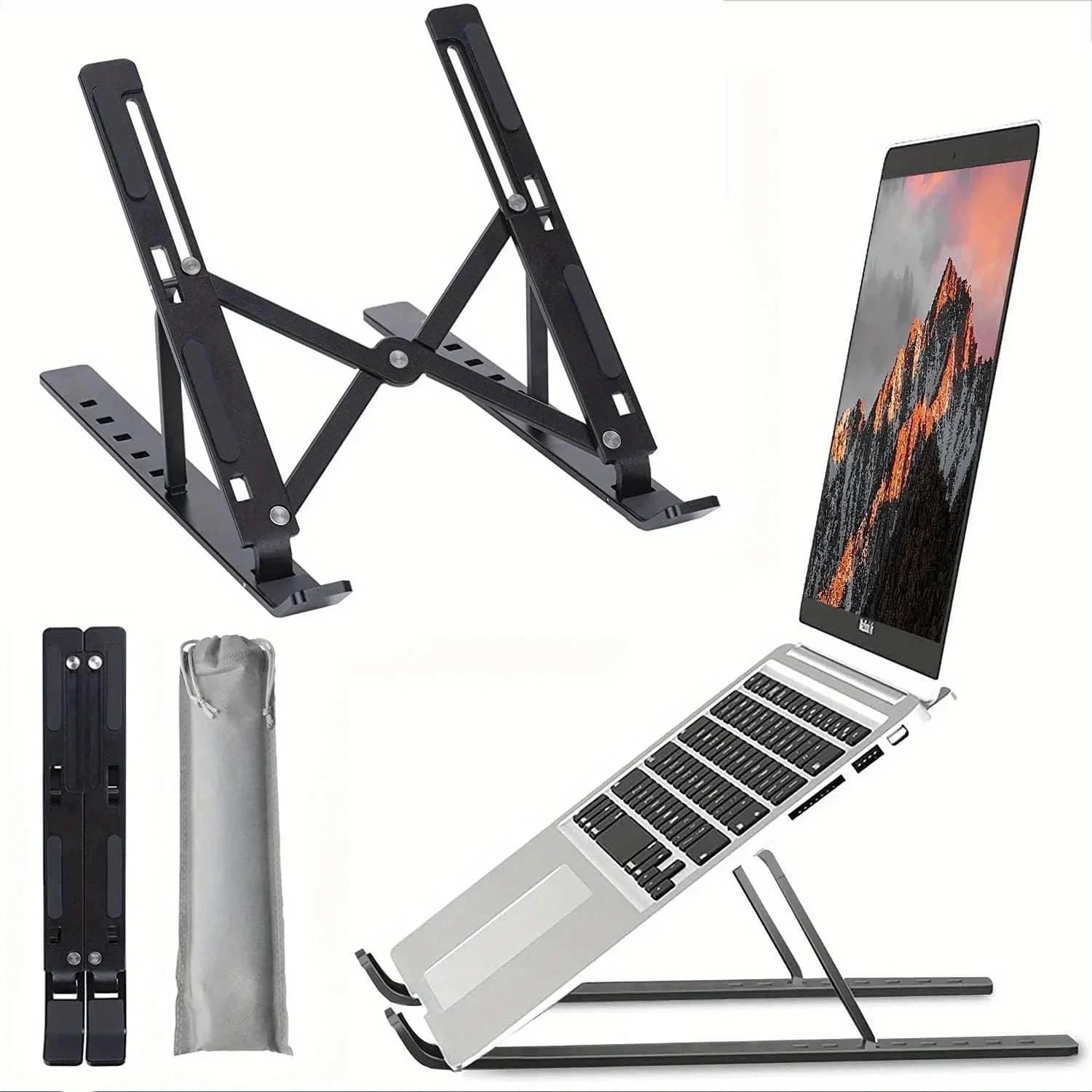 LAPTOP STAND,Tablet Holder,Laptop Stand Foldable,LAPTOP STAND DESK - 1 unidad - Ver 1