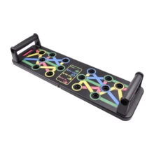 Portable Multi-Function Push-Up Board Set With Handles, Foldable Fitness Equipment For Chest, Abdominal, Arm And Back Training - Multicolor - View 5