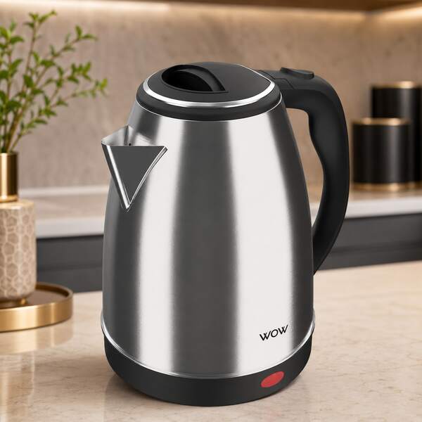 Chaleira Elétrico Jarra 1.8L Café Chá Inox 220v