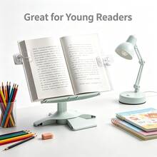 Children's And Adults' Common Name Bookshelf With Adjustable Lifting Reading Rack, Student Multifunctional Book Holder, Guest Room Book Tablet - A - View 1