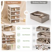 3/4/5 Layer Rabbit Storage Box, Hair Accessory Organizer, Hair Clip Storage Box, Jewelry Box, Cosmetic Organizer, Packaging Jar, Jewelry Storage Bag, Toiletry Bag - Suitable For Student Room, Bathroom And Bedroom; Perfect For Back To School, Autumn Decor, Bathroom Decor And Accessories, Home Essentials, Storage And Organization - Multicolor - View 8